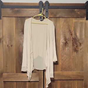 Lane Bryant Cream Women's Cardigan